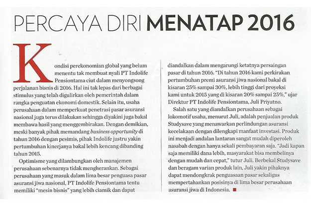 Berita Majalah Jasa Keuangan Indonesia