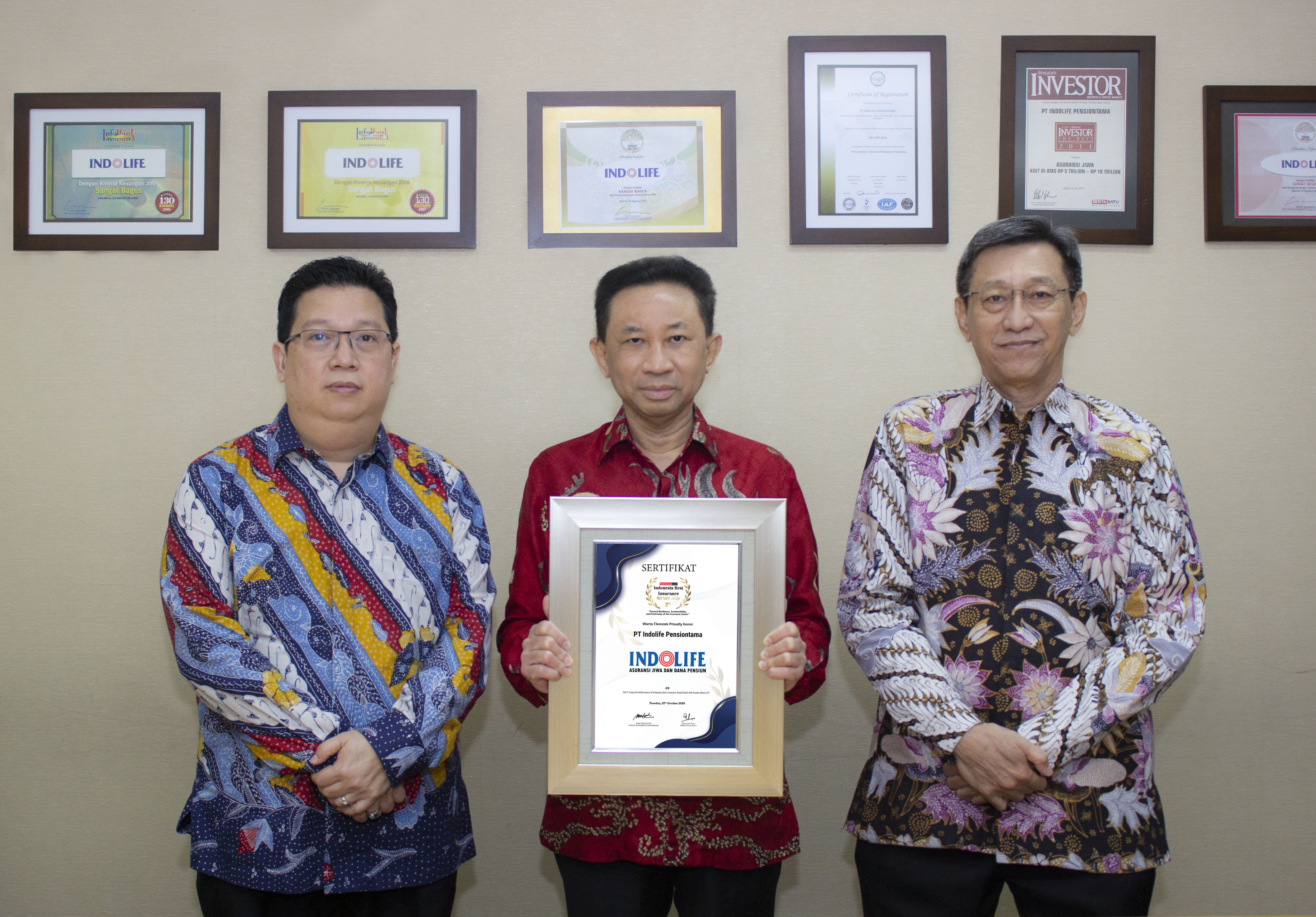 Top 3 Financial Performance of Indonesia Best Insurance Award 2020 with Assets Above 30T